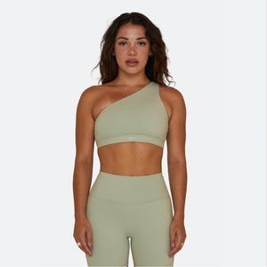 Set Active SportBody One Shoulder Top And Leggings